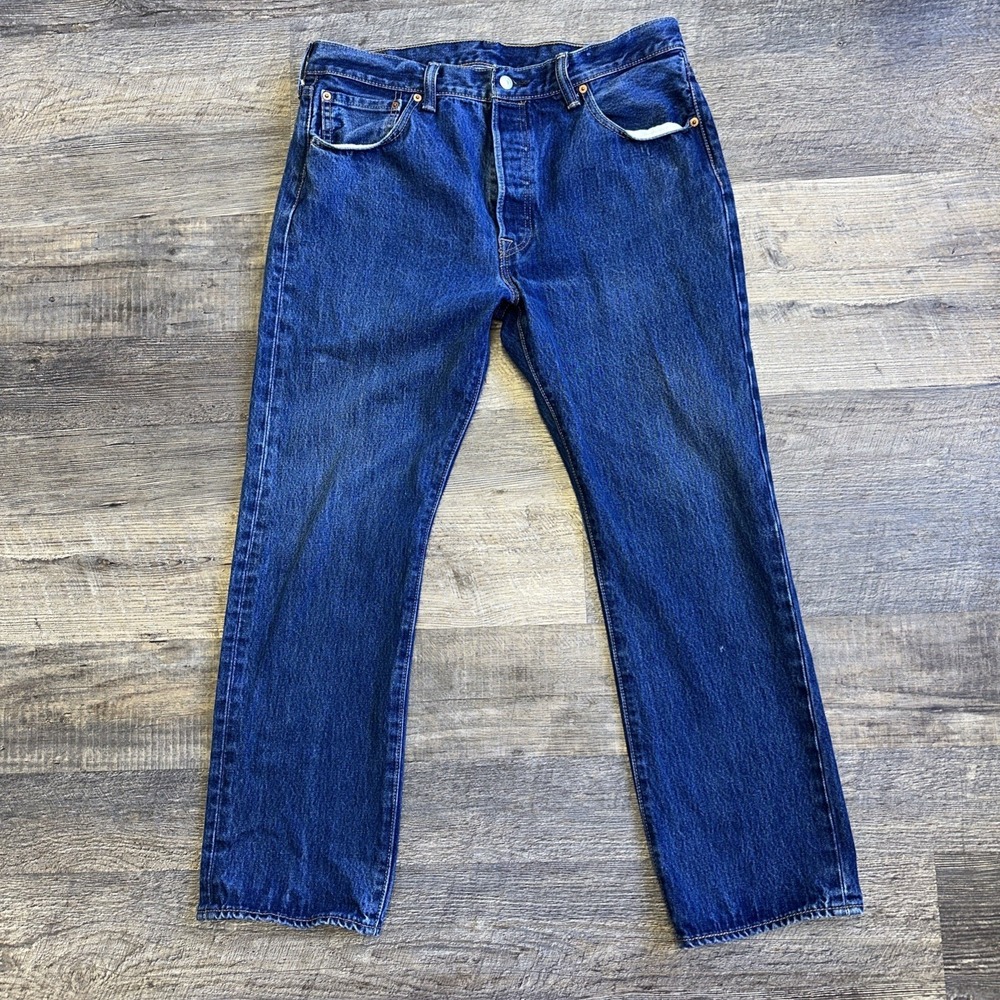 Vintage‎ Levi's 501 Men's 36x30 Button Fly Dark Wash Jeans Made In Mexico